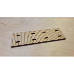 Houder om beide 3rail busjes op de wagon te plaatsen